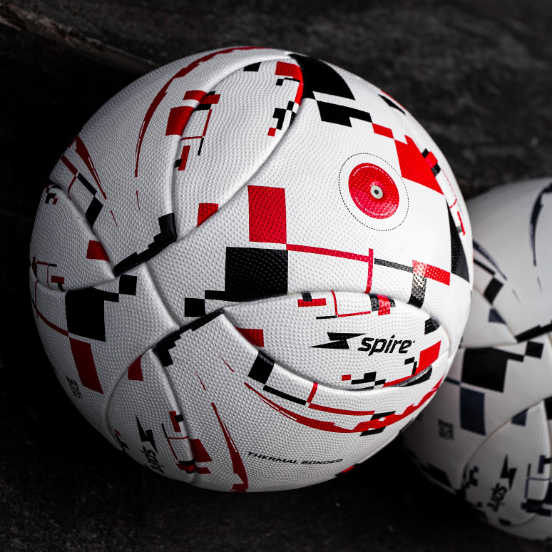 Футбольный мяч Spire Match Ball White/Red/black