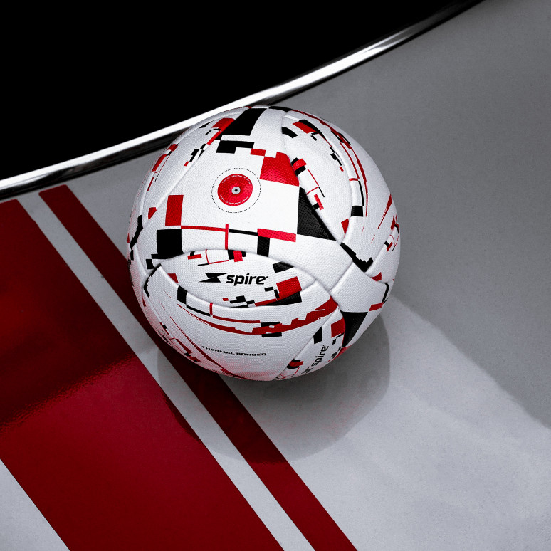 Футбольный мяч Spire Match Ball White/Red/black